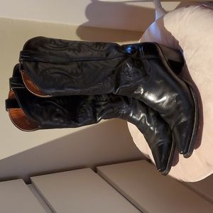 Leather Black Boots 💫